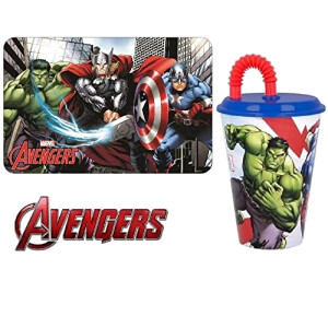 Set de table Hulk - Avengers - en plastique 2 pièces 43x28 cm