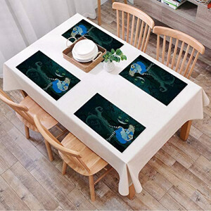 Set de table Alice au pays des merveilles style 4 pièces 30x45 cm