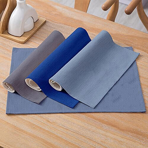 Set de table Baleine bleue en polyester 32x21 cm variant 1 