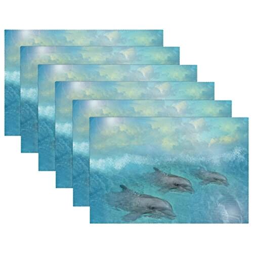 Set de table Baleine bleue variant 3 