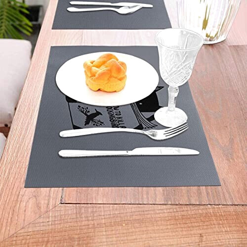 Set de table Chat noir en polyester 4 pièces 45.7x30.5 cm variant 3 