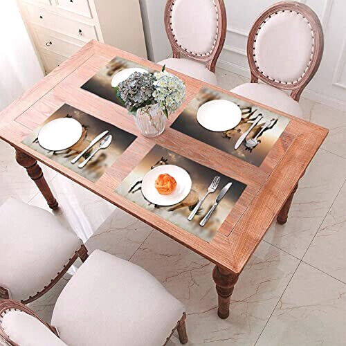 Set de table Cheval blanc en polyester 45.7x30.5 cm variant 4 