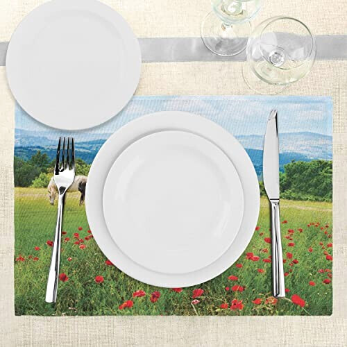 Set de table Cheval standard en polyester 30 cm variant 1 