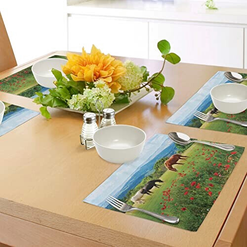 Set de table Cheval standard en polyester 30 cm variant 2 