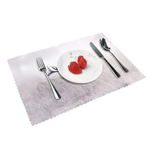 Set de table Cerf sauvage en polyester 4 pièces 30.5x45.7 cm