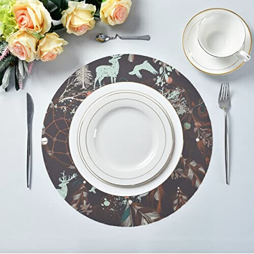 Set de table Cerf en polyester variant 3 