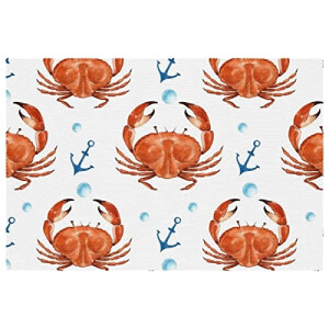 Set de table Crabe multicolore 1 pièces 30x45 cm