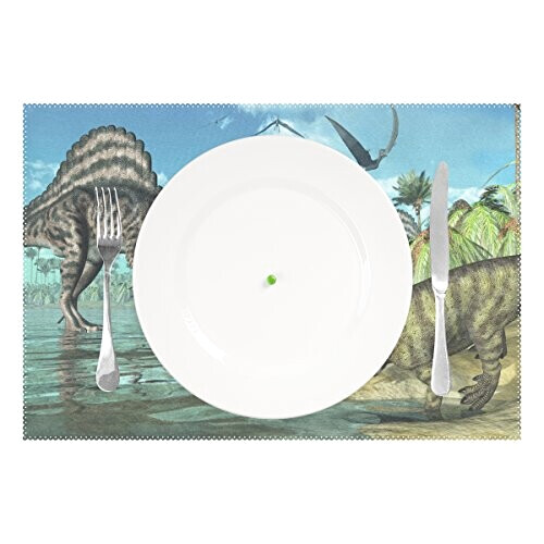 Set de table Dinosaure multicolore en polyester 30.5x45.7 cm variant 0 