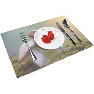 Set de table Escargot en polyester 4 pièces 30x45 cm