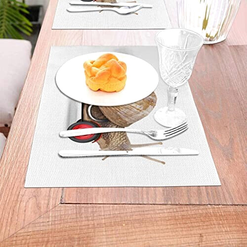 Set de table Escargot noir en pvc 6 pièces 30x45 cm variant 3 