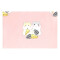 Set de table Hamster multicolore en polyester 30.4x45.7 cm - miniature