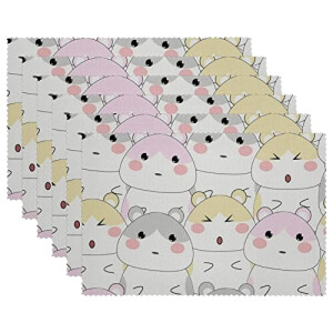 Set de table Hamster t-couleur- 1 pièces 30.5x45.7 cm