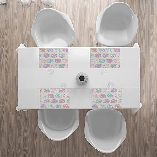 Set de table Hérisson blanc en polyester 4 pièces 45.7x30.5 cm variant 4 