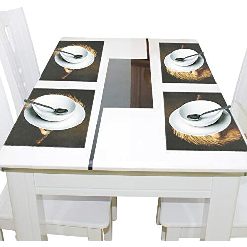 Set de table Hérisson en polyester 30.5x45.7 cm variant 2 