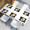 Set de table Hibou jaune en polyester 6 pièces 45.7x30.5 cm - miniature variant 8