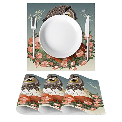 Set de table Hibou variant 0 