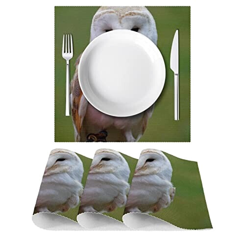 Set de table Hibou variant 1 