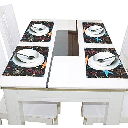 Set de table Hippocampe en polyester 30.5x45.7 cm variant 2 