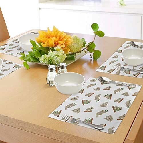 Set de table Koala standard en polyester 30 cm variant 2 