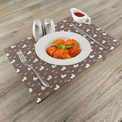 Set de table Lama multi en polyester 30x45 cm variant 0 