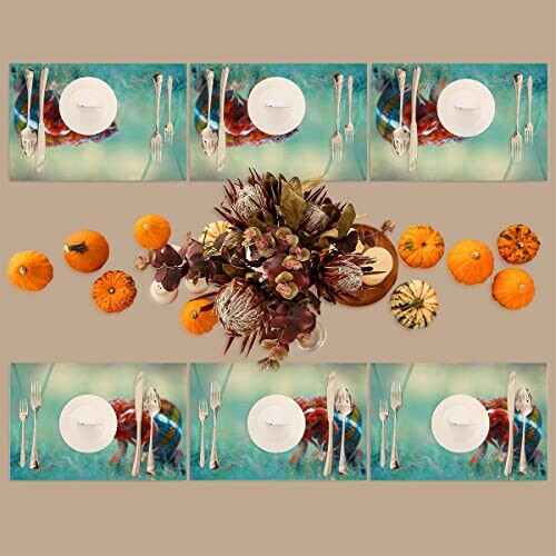 Set de table Lézard multicolore en polyester 1 pièces 29.5x44.5 cm variant 4 