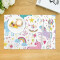 Set de table Licorne blanc en polyester 4 pièces 45.7x30.5 cm - miniature variant 2