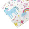 Set de table Licorne blanc en polyester 4 pièces 45.7x30.5 cm - miniature variant 4