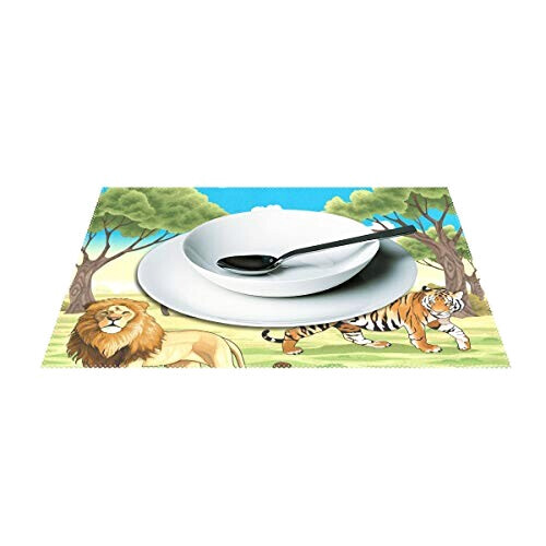 Set de table Lion en polyester 30.5x45.7 cm variant 1 