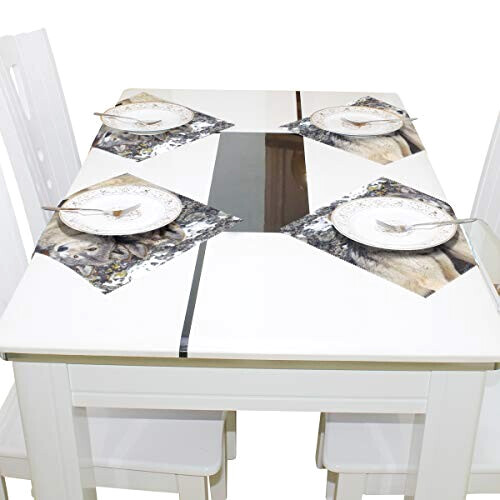 Set de table Loup en polyester 30.5x30.5 cm variant 2 