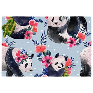 Set de table Panda multicolore 1 pièces 30x45 cm