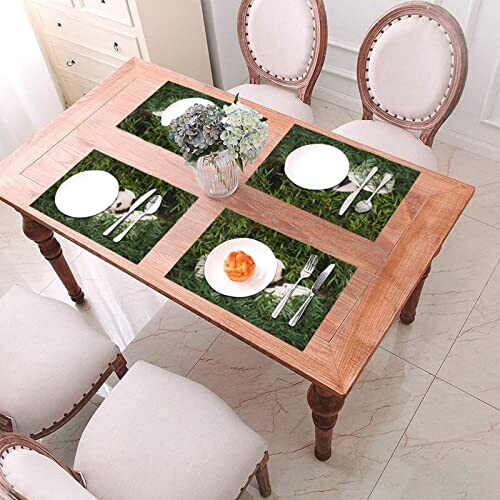 Set de table Panda blanc en polyester 45.7x30.5 cm variant 4 