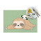 Set de table Panda blanc en polyester 45.7x30.5 cm - miniature variant 3