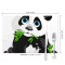 Set de table Panda blanc en polyester 6 pièces 45.7x30.5 cm - miniature variant 4