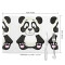 Set de table Panda blanc en polyester 6 pièces 45.7x30.5 cm - miniature variant 4