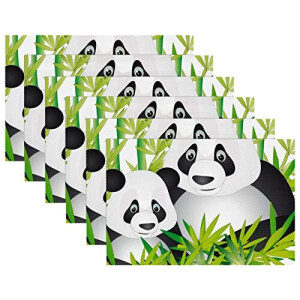 Set de table Panda en bambou