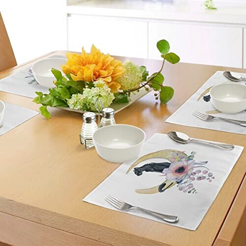 Set de table Panthère multicolore en polyester 30x45 cm variant 2 