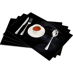 Set de table Panthère noire en polyester 45x30 cm