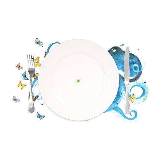 Set de table Pieuvre bleu en polyester 30.5x45.7 cm variant 0 