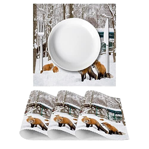 Set de table Renard variant 1 