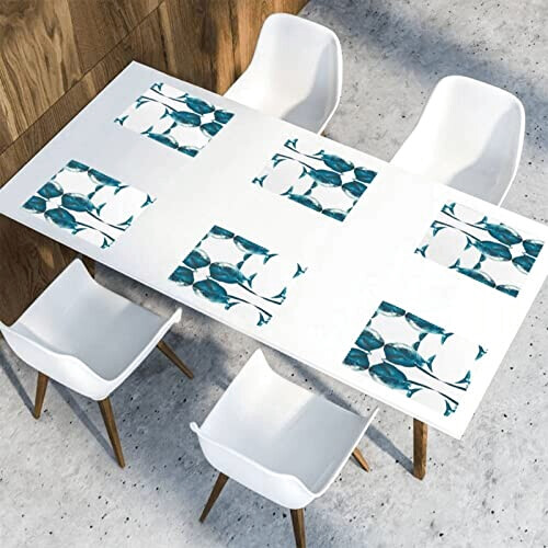 Set de table Requin bleu 6 pièces variant 7 