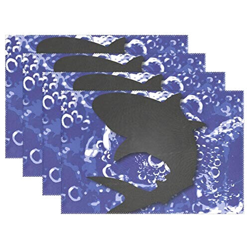 Set de table Requin en polyester 30.5x45.7 cm