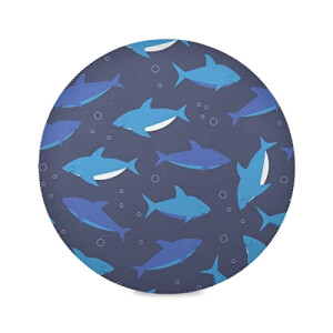 Set de table Requin bleu en polyester 39 cm