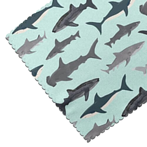 Set de table Requin blanc en polyester 6 pièces 45.7x30.5 cm variant 4 