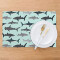 Set de table Requin blanc en polyester 6 pièces 45.7x30.5 cm - miniature variant 6