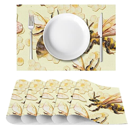 Set de table Abeille multicolore 1 pièces 30x45 cm variant 0 