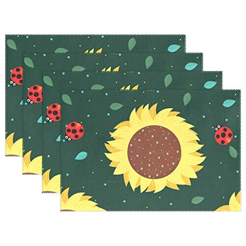 Set de table Coccinelle en polyester 30.5x45.7 cm