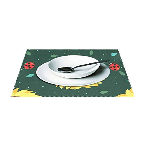 Set de table Coccinelle en polyester 30.5x45.7 cm variant 1 