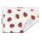 Set de table Coccinelle noir en polyester 45.7x30.5 cm - miniature variant 2