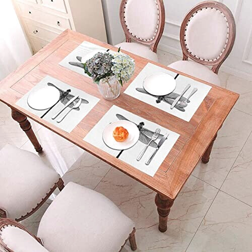 Set de table Libellule noir en polyester 45.7x30.5 cm variant 4 