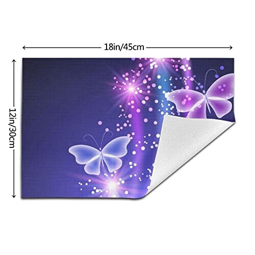 Set de table Papillon violet en pvc 30x45 cm variant 1 